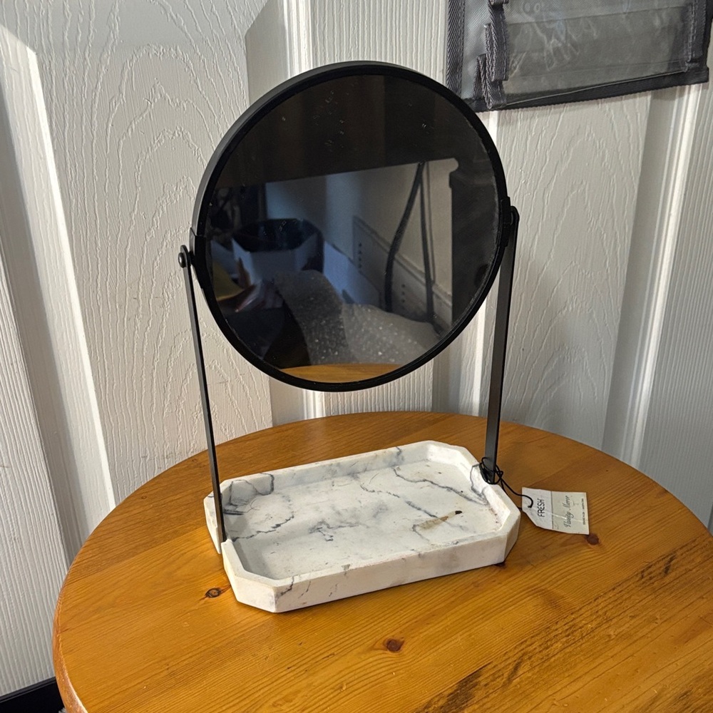 Marble Vanity Stand Up Mirror
